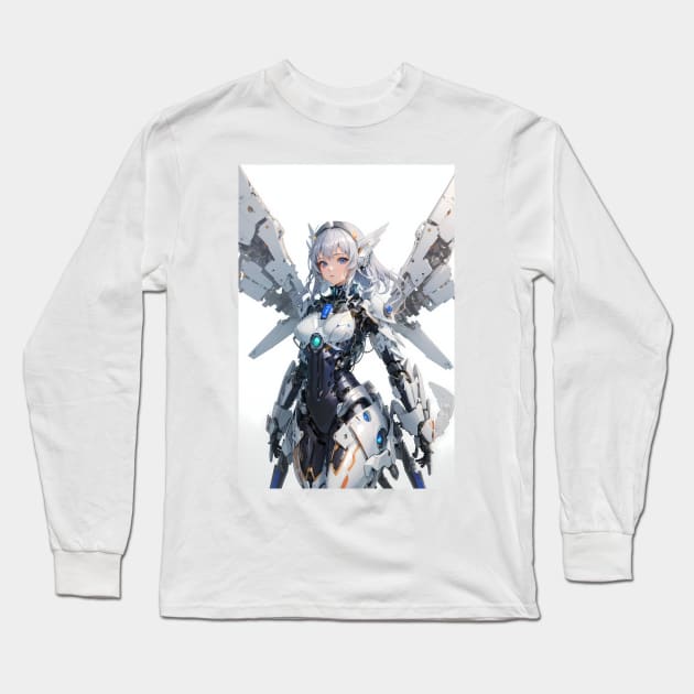 mechanical girl01 Long Sleeve T-Shirt by BAMUTH